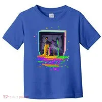 Retro TV Television Pixel Splatter Toddler T-Shirt thumb 0
