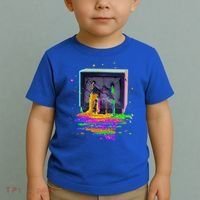 Retro TV Television Pixel Splatter Toddler T-Shirt thumb 2
