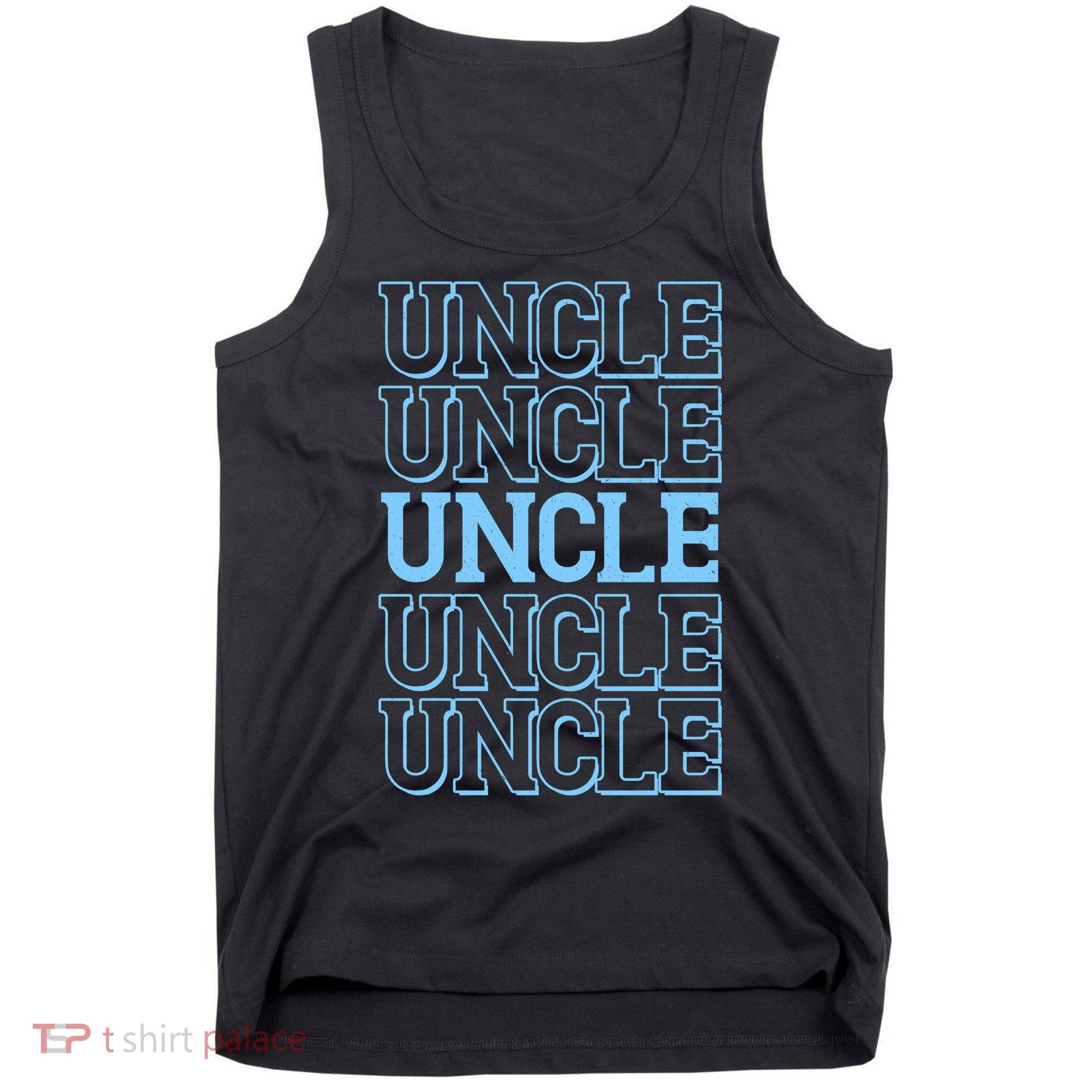 Retro Uncle Pattern Tank Top