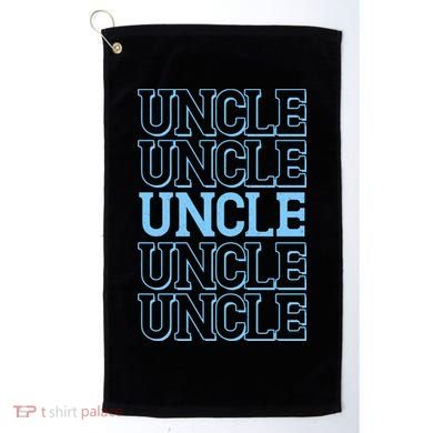 Retro Uncle Pattern Golf Towel
