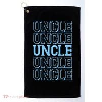 Retro Uncle Pattern Golf Towel thumb 0