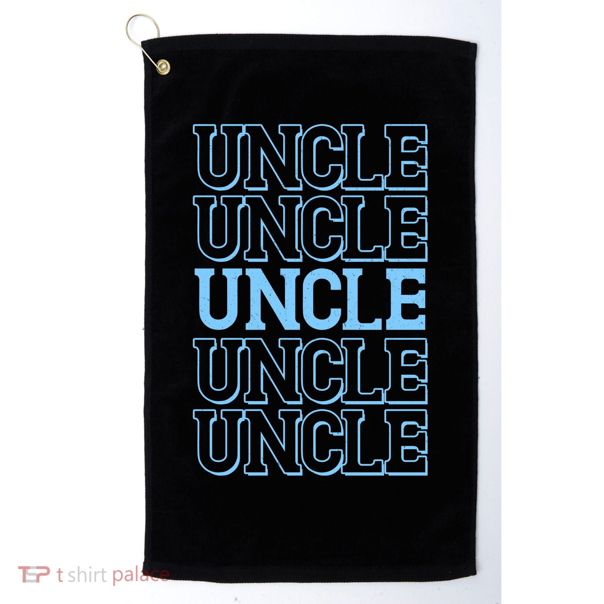Retro Uncle Pattern Golf Towel