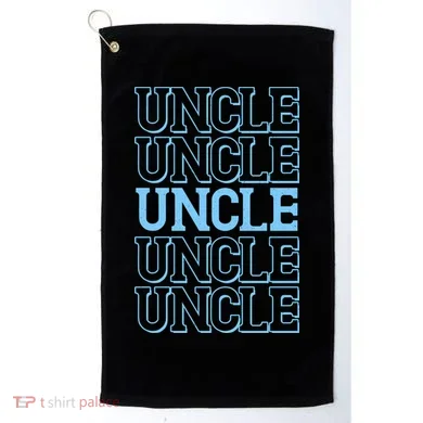 Retro Uncle Pattern Golf Towel
