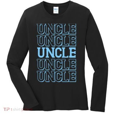 Retro Uncle Pattern Women's Long Sleeve Shirt