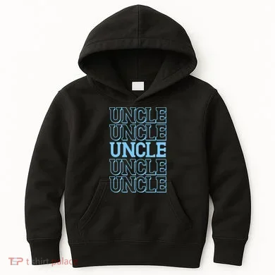 Retro Uncle Pattern Kids Hoodie