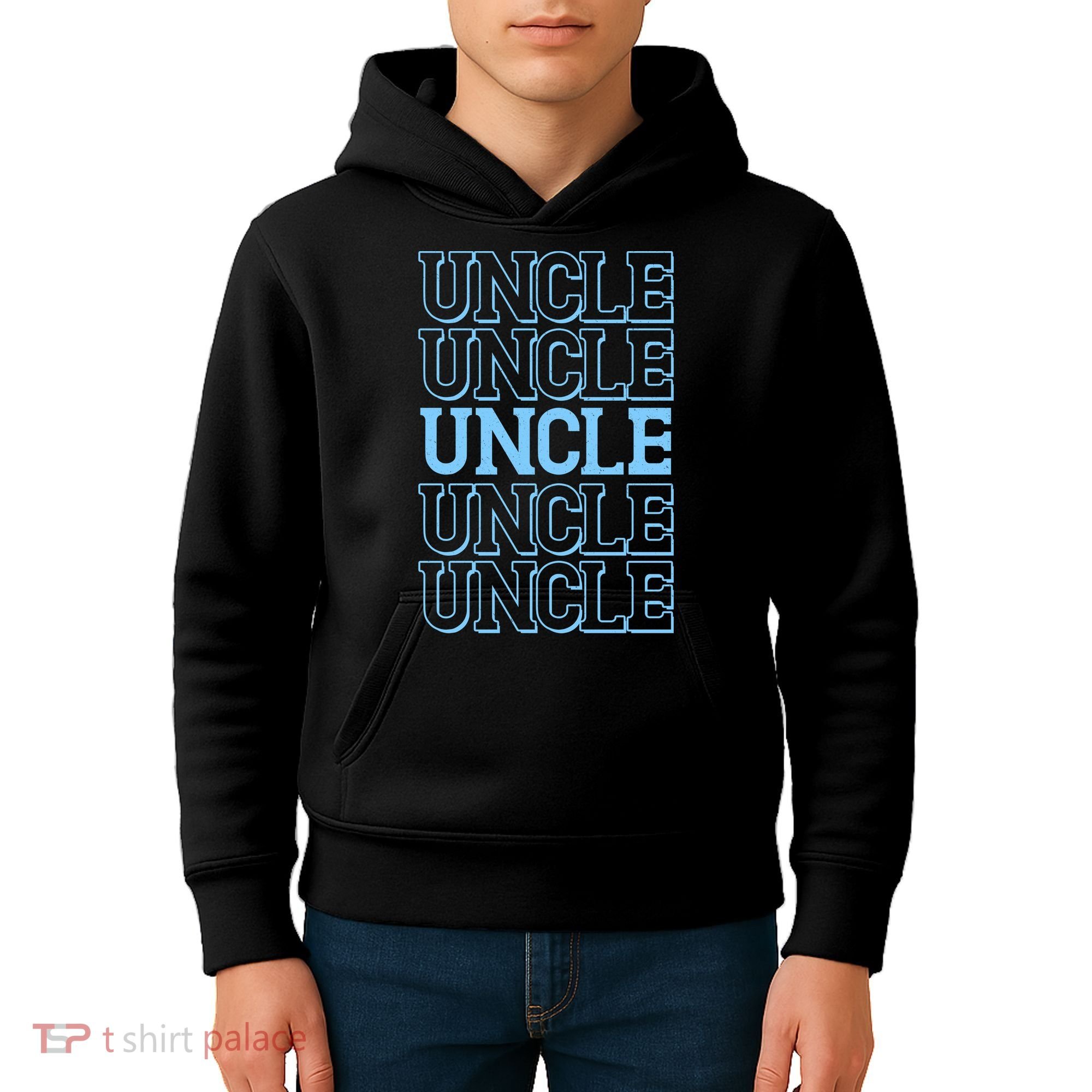 Retro Uncle Pattern Kids Hoodie