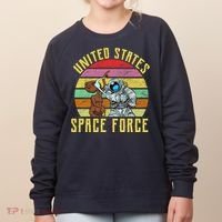 Retro United States Space Force Alien Women's Sweatshirt thumb 0