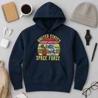 Retro United States Space Force Alien Hoodie thumb 3