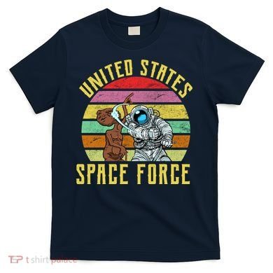 Retro United States Space Force Alien T-Shirt