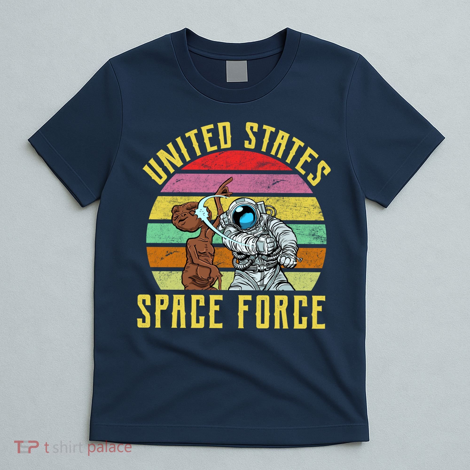 Retro United States Space Force Alien T-Shirt
