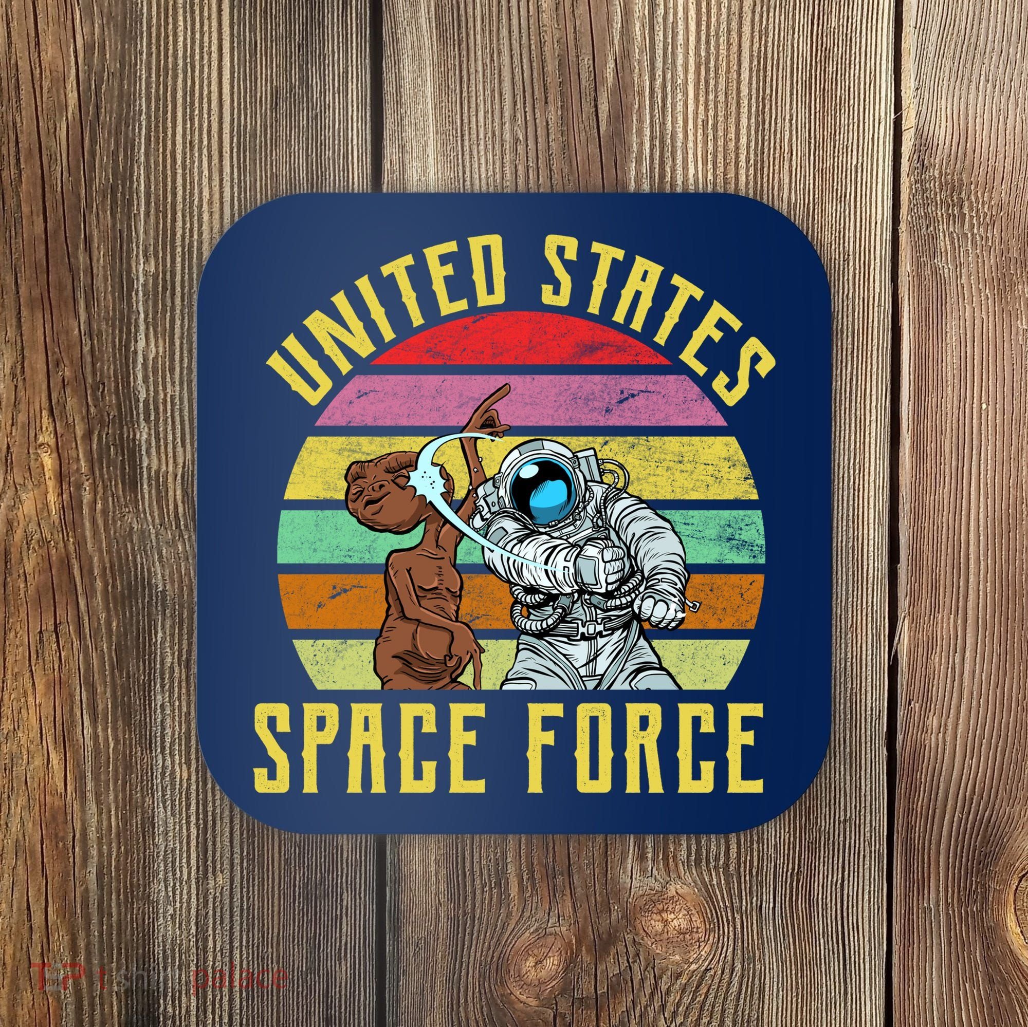 Retro United States Space Force Alien Coaster