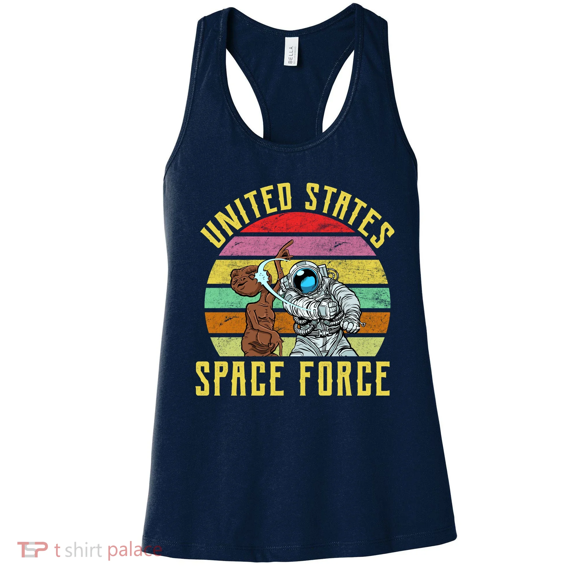 Retro United States Space Force Alien Women's Tank Top
