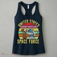 Retro United States Space Force Alien Women's Tank Top thumb 3
