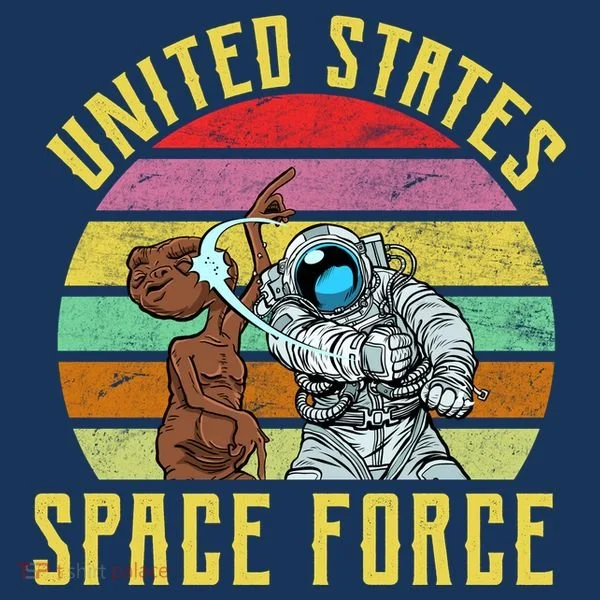Retro United States Space Force Alien Women's Tank Top