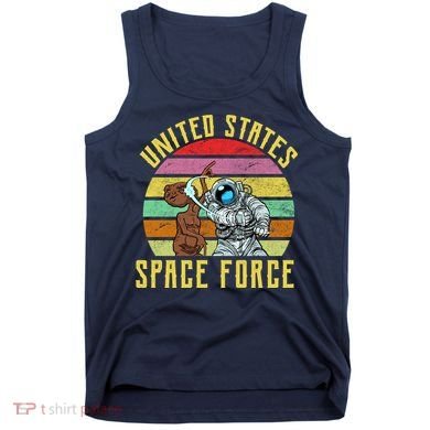 Retro United States Space Force Alien Tank Top