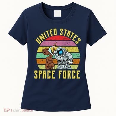 Retro United States Space Force Alien Women's T-Shirt