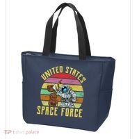 Retro United States Space Force Alien Tote Bag thumb 3