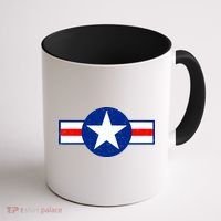 Retro US Army USA Star Logo Coffee Mug thumb 1