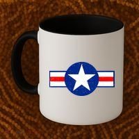 Retro US Army USA Star Logo Coffee Mug thumb 2