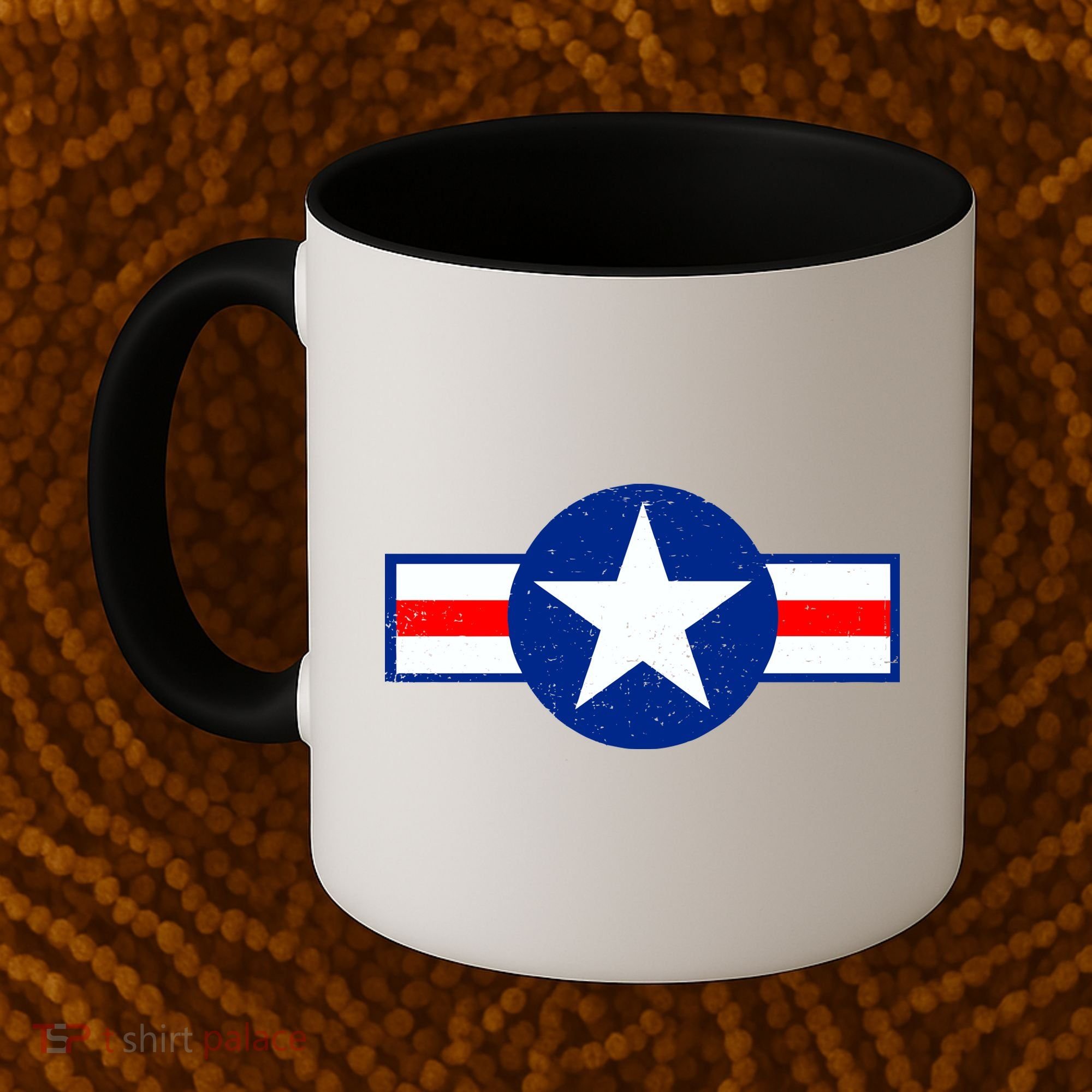 Retro US Army USA Star Logo Coffee Mug