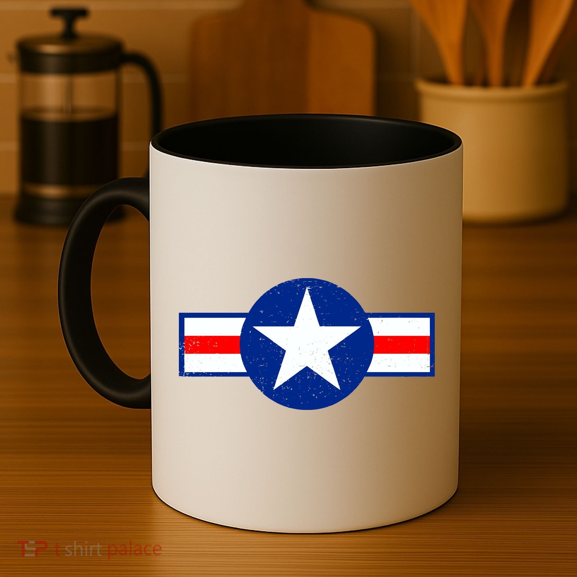 Retro US Army USA Star Logo Coffee Mug