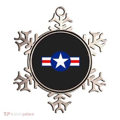 Retro US Army USA Star Logo Ornament