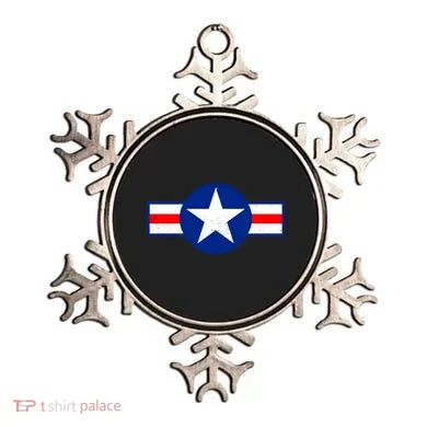 Retro US Army USA Star Logo Ornament