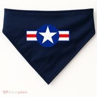 Retro US Army USA Star Logo USA-Made Doggie Bandana thumb 0