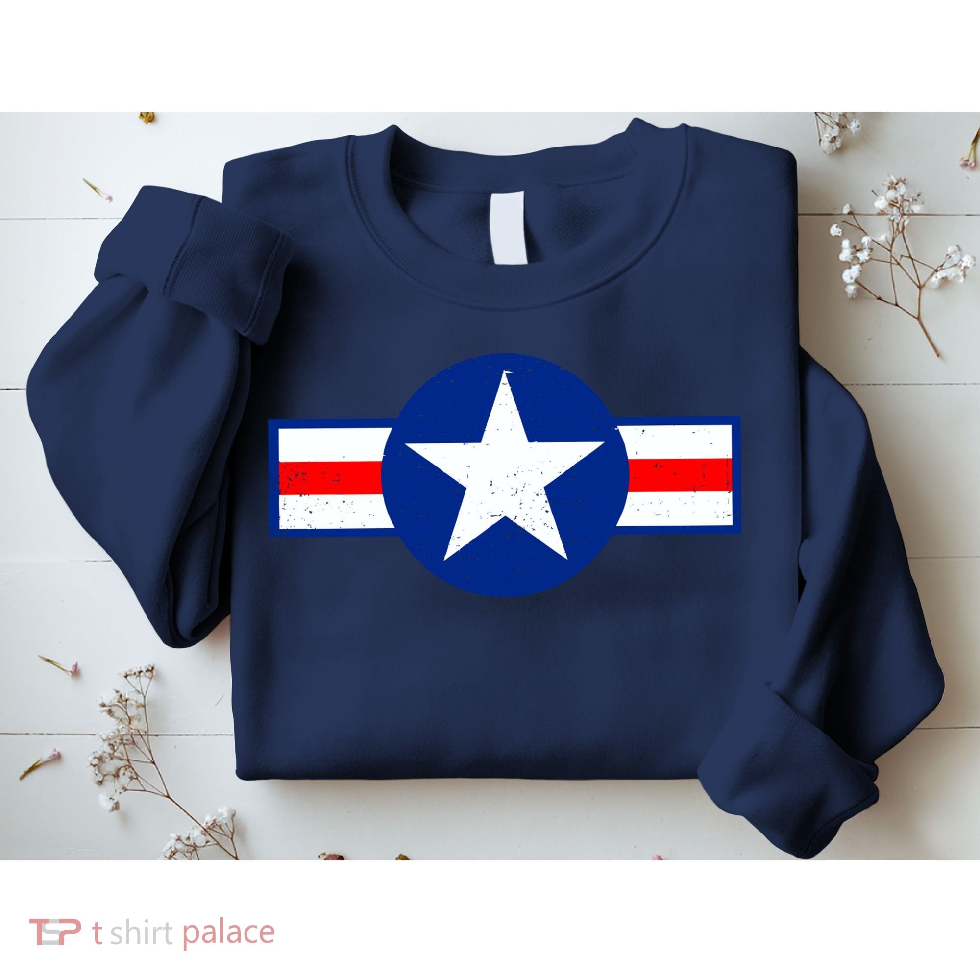 Retro US Army USA Star Logo Sweatshirt