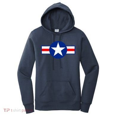 Retro US Army USA Star Logo Women's Hoodie