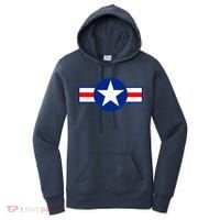 Retro US Army USA Star Logo Women's Hoodie thumb 0