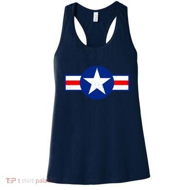 Retro US Army USA Star Logo Women's Tank Top