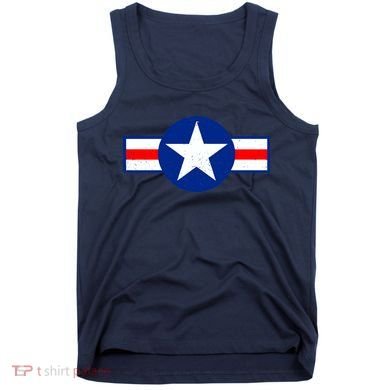 Retro US Army USA Star Logo Tank Top