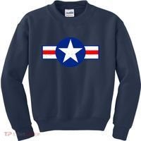 Retro US Army USA Star Logo Kids Sweatshirt thumb 0
