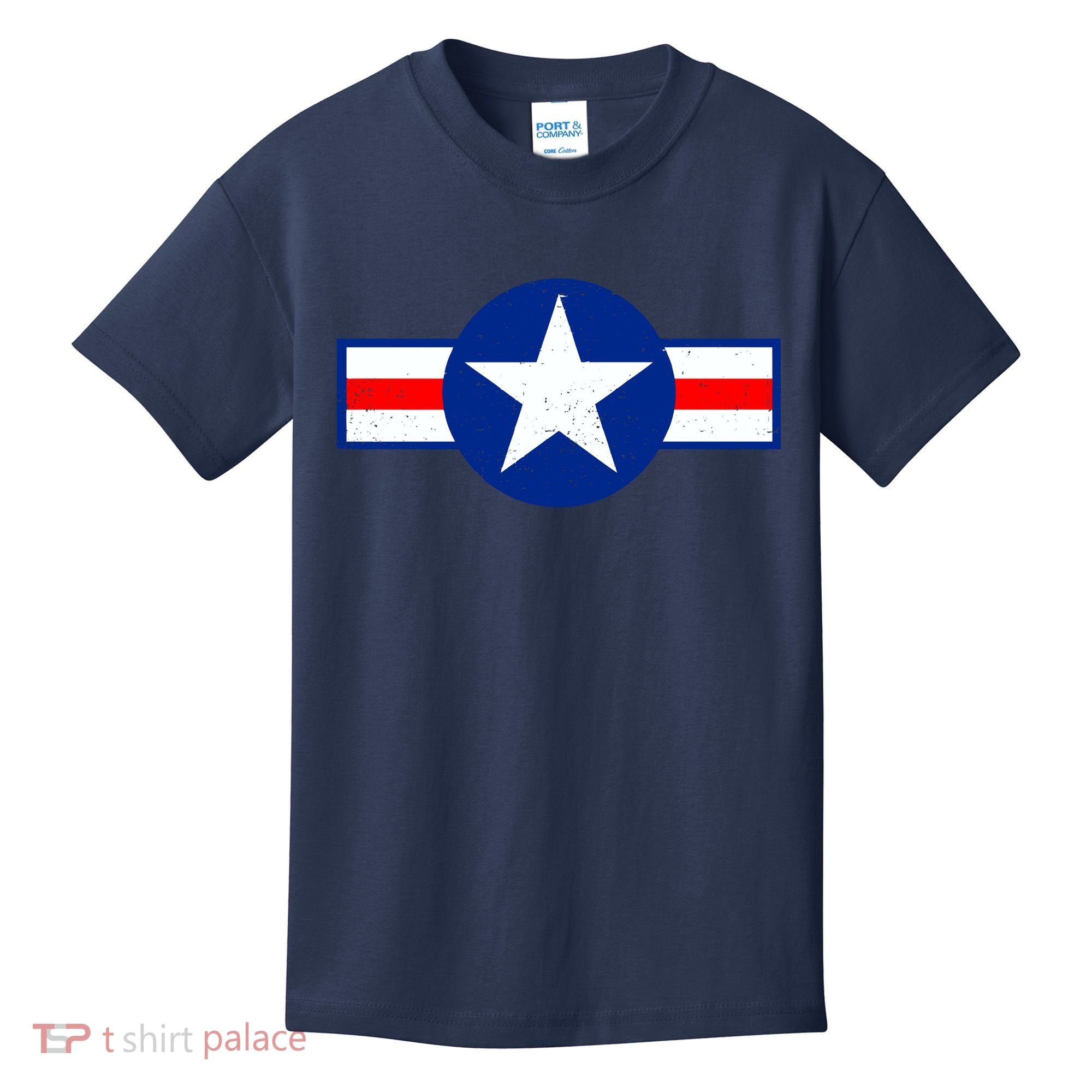 Retro US Army USA Star Logo Kids T-Shirt