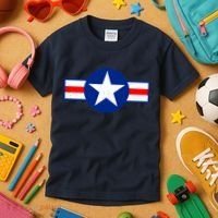 Retro US Army USA Star Logo Kids T-Shirt thumb 3