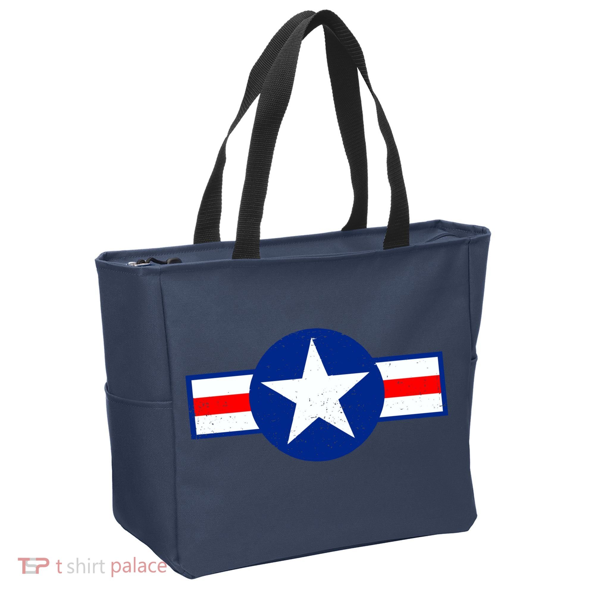 Retro US Army USA Star Logo Tote Bag