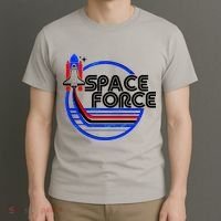 Retro USA American Space Force Emblem T-Shirt thumb 3