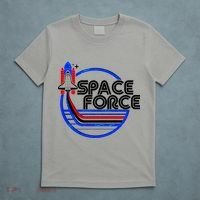 Retro USA American Space Force Emblem T-Shirt thumb 5