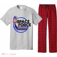 Retro USA American Space Force Emblem Pajama Set thumb 0