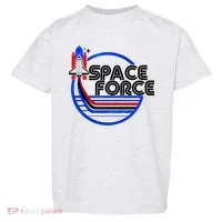 Retro USA American Space Force Emblem Toddler T-Shirt thumb 0