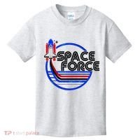Retro USA American Space Force Emblem Kids T-Shirt thumb 0