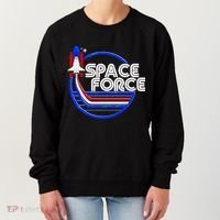 Retro USA American Space Force Emblem Women's Sweatshirt thumb 0