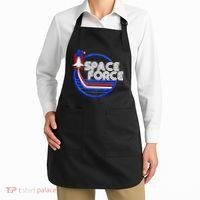 Retro USA American Space Force Emblem Apron thumb 2