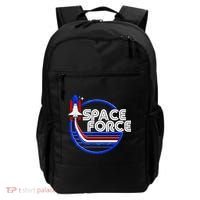 Retro USA American Space Force Emblem Backpack thumb 0