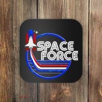 Retro USA American Space Force Emblem Coaster thumb 0