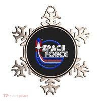 Retro USA American Space Force Emblem Ornament thumb 0