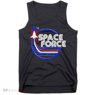 Retro USA American Space Force Emblem Tank Top