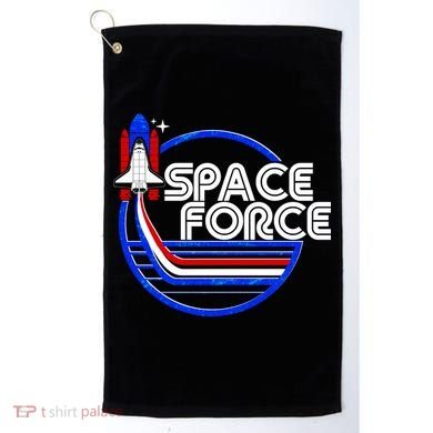 Retro USA American Space Force Emblem Golf Towel