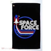 Retro USA American Space Force Emblem Golf Towel thumb 0